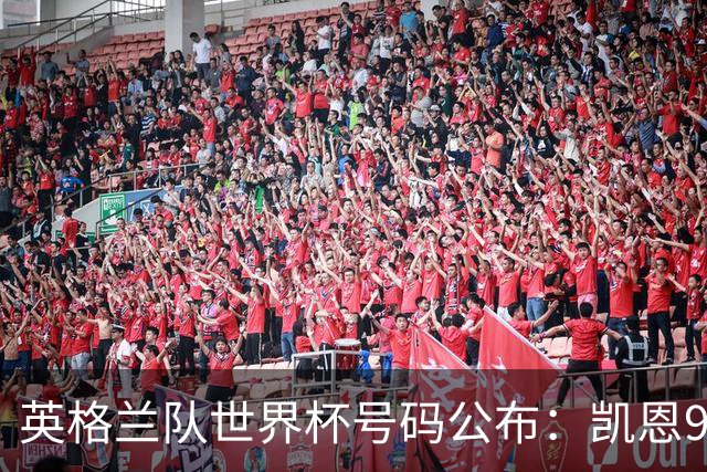 英格兰队世界杯号码公布：凯恩9号贝林10号 赖斯4号萨卡7号